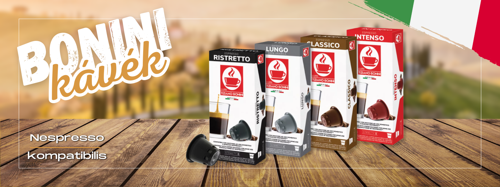 Bonini kávékapszulák 