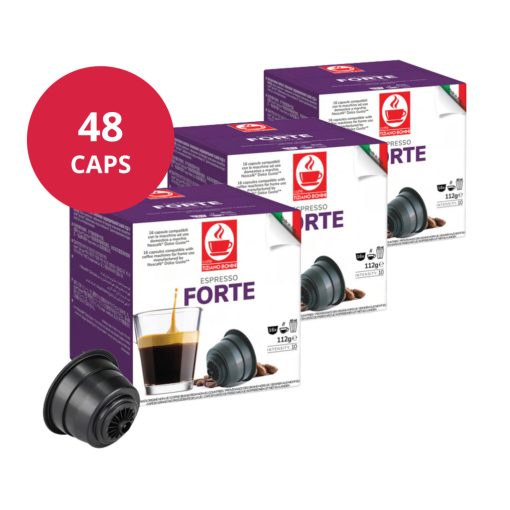 Forte Dolce Gusto kompatibilis kávékapszula 3x16db (48 kapszula) 