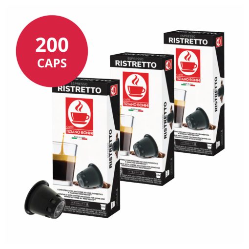 Ristretto Nespresso kompatibilis kávékapszula Bonini 20x10db (200 kapszula)