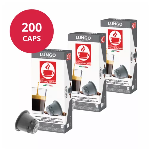 Arabica Lungo Nespresso kompatibilis kávékapszula Bonini 20x10db (200 kapszula)