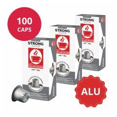   Strong Nespresso Aluminium kávékapszula Bonini Bonini 10x10db (100 kapszula)