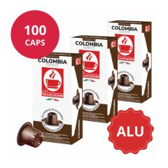   Colombia Nespresso kompatibilis Aluminium kávékapszula Bonini 10x10db (100 kapszula)