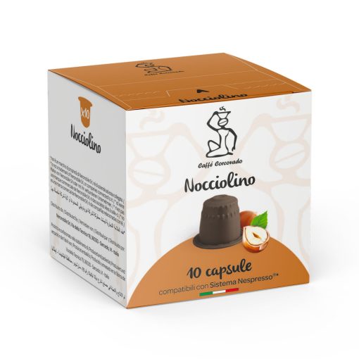 Nocciolino Nespresso kompatibilis mogyorókrém kávékapszula 10db