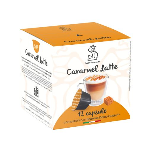 Caramel Latte Dolce Gusto kompatibilis Corcovado kapszula 12db