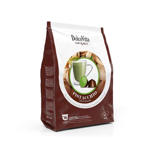 Pisztáciás Cappuccino Dolce Gusto kompatibilis kapszulában 16db Dolce Vita