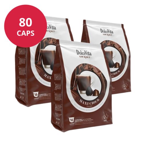 Forró csokoládé Dolce Gusto kompatibilis kapszula 5x16db (80 kapszula) Dolce Vita