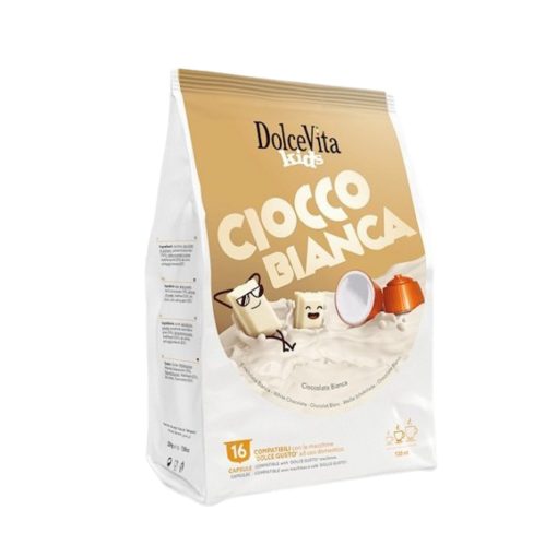Fehér csokoládé Dolce Gusto kompatibilis kapszula 16db Dolce Vita 