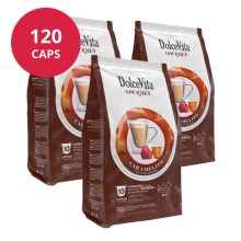 Karamellás Cappuccino Nespresso kompatibilis kapszulában 12x10 db (120 db) Dolce Vita
