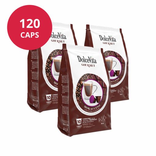 Csokoládékrémes Cappuccino Nespresso kapszulában 12x10db (120 db kapszula) Dolce Vita