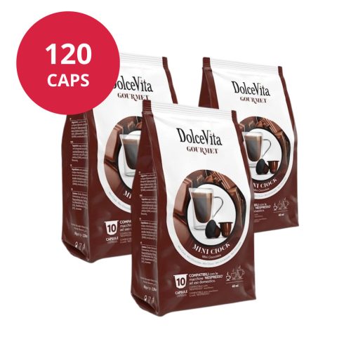 Cioccolato Nespresso kompatibilis forró csoki kapszula 12x10db (120 db kapszula) Dolce Vita