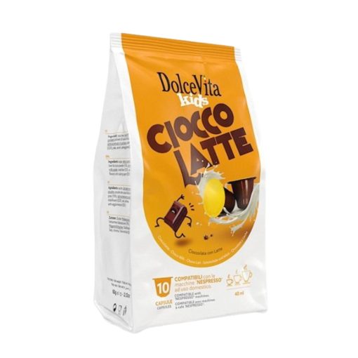 Tejcsokoládé Nespresso kompatibilis kapszulában 10db Dolce Vita 
