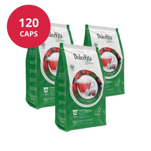 Eredi Gyümölcsös tea Nespresso kompatibilis kapszula 12x10db (120 db kapszula) Dolce Vita 