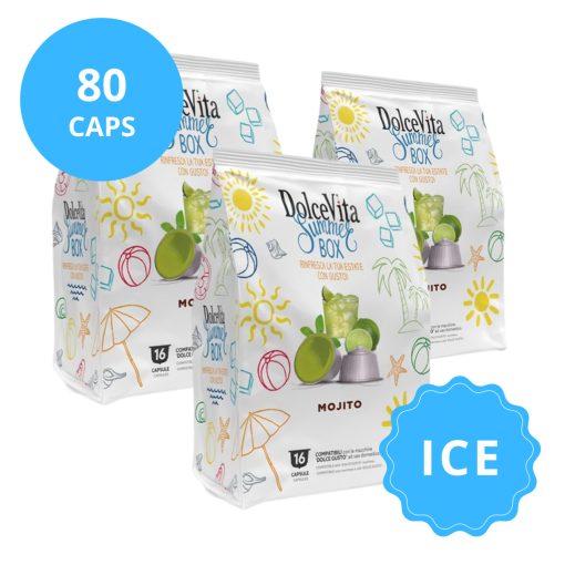 Jeges Mojito ital Dolce Gusto kompatibilis kapszulában 5x16db (80 kapszula) Dolce Vita