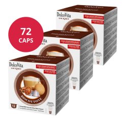   Fahéjas kekszes Cappuccino Dolce Gusto kompatibilis kapszulában 6x12db (72 kapszula) Dolce Vita 
