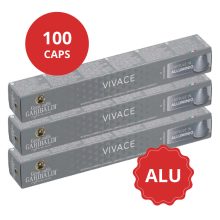Vivace Nespresso kompatibilis Aluminium kávékapszula Garibaldi 10x10db (100 kapszula)