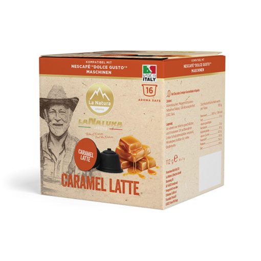 Caramell Latte Dolce Gusto kompatibilis kapszula 16db LaNatura