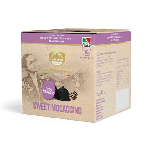 Mocaccino Csokoládés Cappuccino Dolce Gusto kompatibilis kapszula 16db LaNatura