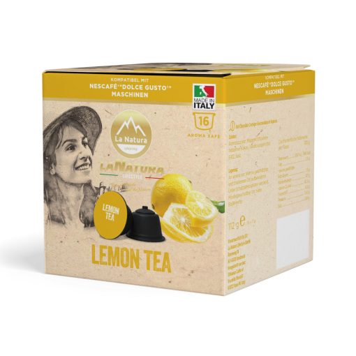 Zöld citromos tea Dolce Gusto kompatibilis kapszula 16db LaNatura