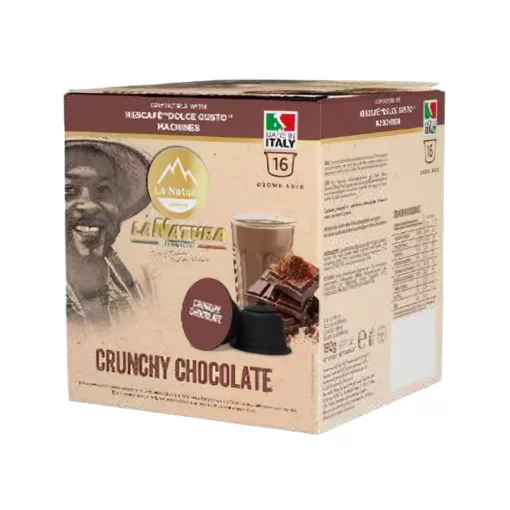 Crunchy Forró Csokoládé Dolce Gusto kapszulában 16db LaNatura 