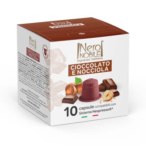 Mogyorós csokoládé Nespresso kompatibilis forró csokoládé kapszula 10db
