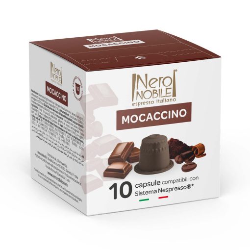 Mocaccino Nespresso kompatibilis csokoládés cappuccino kapszula 10 db