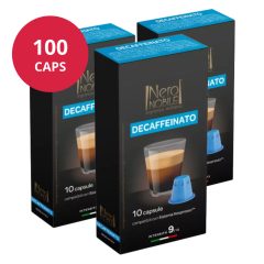   Nespresso kompatibilis koffeinmentes kávékapszula karton 10x10db (100 kapszula)