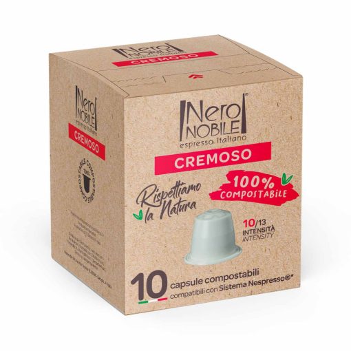 Cremoso Nespresso kompatibilis komposztálható lebomló kávékapszula 10 db