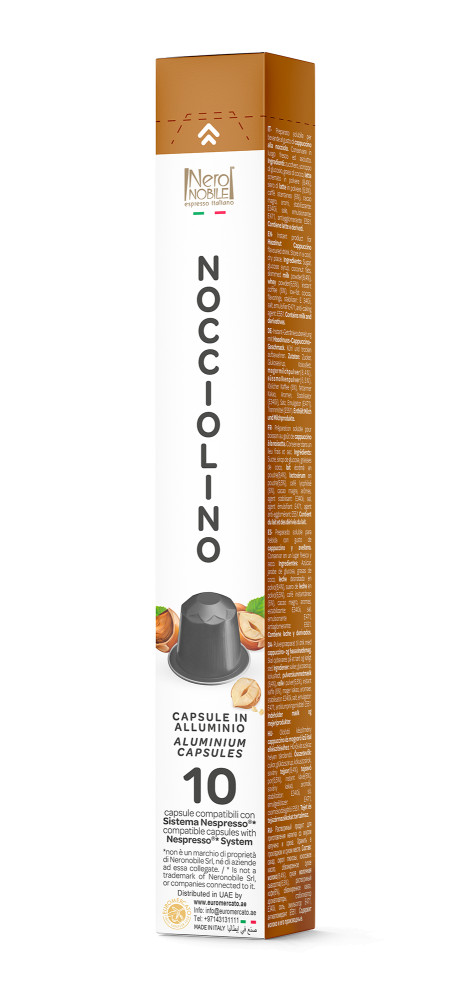 Nocciolino Aluminium Tube Nespresso kompatibilis mogyorókrém