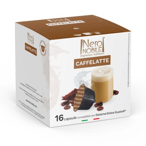 Caffe Latte Dolce Gusto kompatibilis kávékapszula 16db