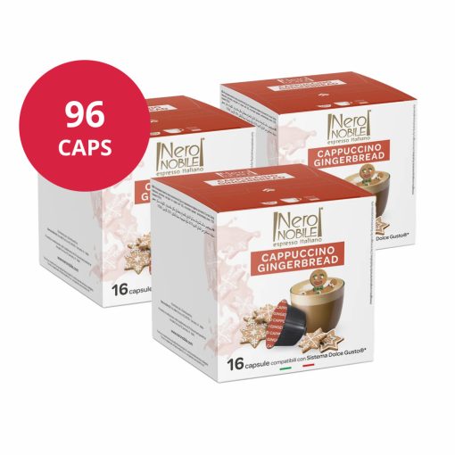  Mézeskalácsos Cappuccino Dolce Gusto kapszula karton 6x16db (96 kapszula)